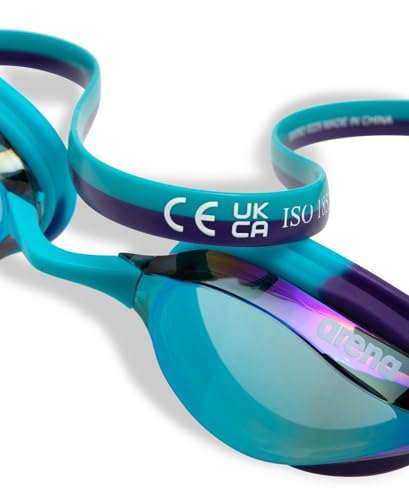 ARENA Unisex Kids Junior Python Swim Racing Goggles Ages 6 to 12 Young Competitive Swimmers
