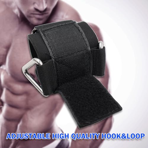 Lights Mountain Adjustable Wrist Cuffs Neoprene Padded Straps for Cable Machines Strength Training Equipment