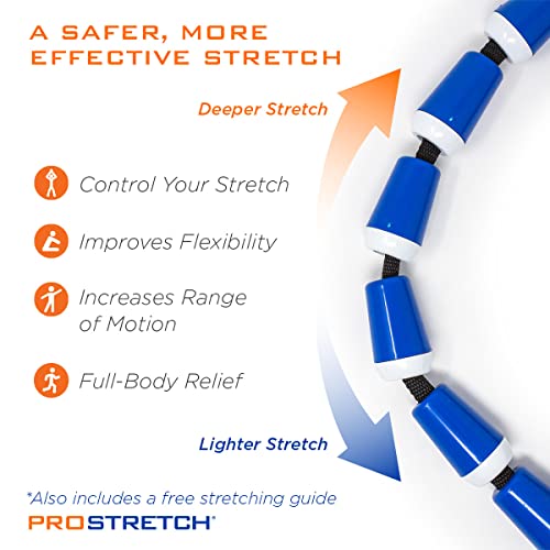ProStretch StretchRite, Physical Therapy Stretching Strap with Grip Handles for Sore and Tight Muscles, Includes Coaching ...