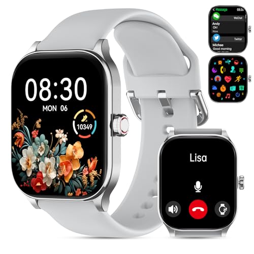 Smart Watch for Women Men(Answer/Make Call), Smartwatches with Heart Rate/SpO2/Sleep/Stress Monitor, IP68 Waterproof Activ...
