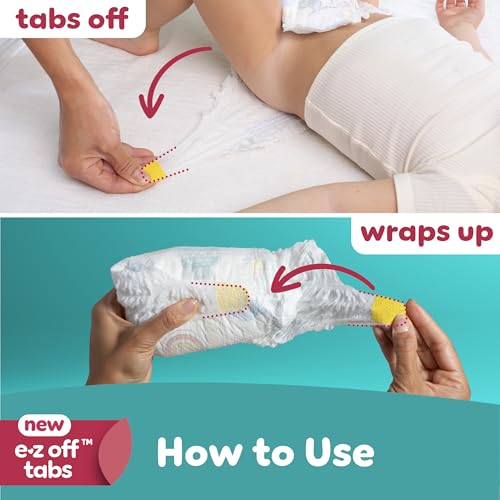 Pampers Diapers - Swaddlers 360° - Size 6, 44 Count, up to 100% Leakproof Comfy Dry Fit, Designed for Easy Changes, Pull O...
