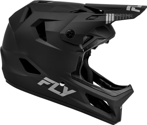 Fly Racing Rayce Full-Face Mountain Bike/BMX Helmet – ASTM F1952 DH Certified, CPSC 1203, CE EN1078, Poly-Alloy Shell, TFV...