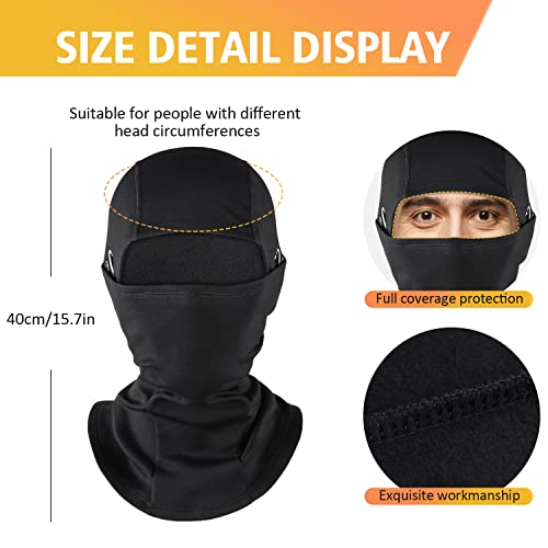 KGC Winter Balaclava for Men Women, Windproof Ski Mask Thermal Cold Weather Winter Face Mask for Skiing Cycling Helmet