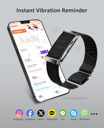 Smart Bracelet for Men Women, Health Activity Fitness Trackers, 24H Sleep Tracker, 24/7 Continuous Heart Rate/Blood Pressu...