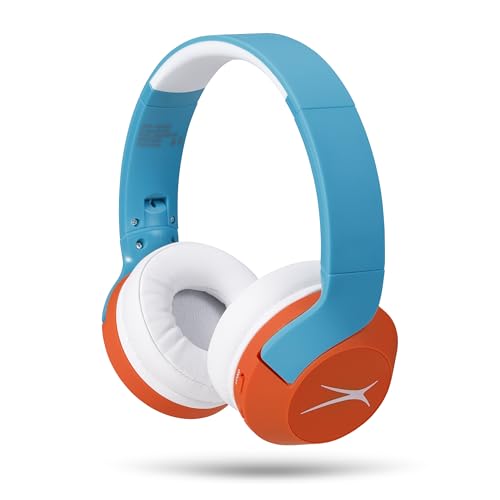 Altec Lansing Kid Safe Noise Cancelling Wireless Headphones 15H Battery, 85dB Volume Limit, Foldable Design Powerful Soun...