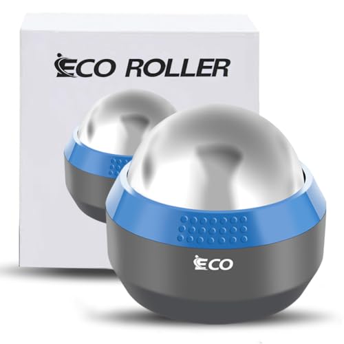 iECO Cryosphere Cold Massage Roller Ball - Massage Ball for Cold & Heat Relief, Myofascial Release, Trigger Point Therapy,...