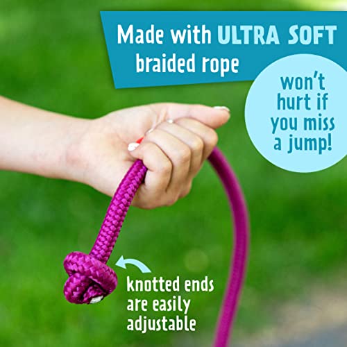 Just Jump It 16' Foot Jump Rope 2 Pack - Long Jump Ropes for Double Dutch - Outdoor Jump Ropes for Kids and Adults to Play...