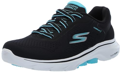 Skechers Women's Go Walk 7 Cosmic Waves Athletic Walking Sneakers