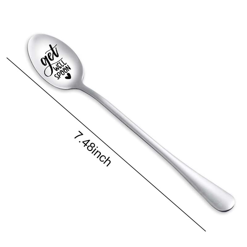 Get Well Spoon Inspirational Sobriety Gifts for Women Best Friend BFF Gift for Girls Post Surgery Recovery Gifts for Daugh...