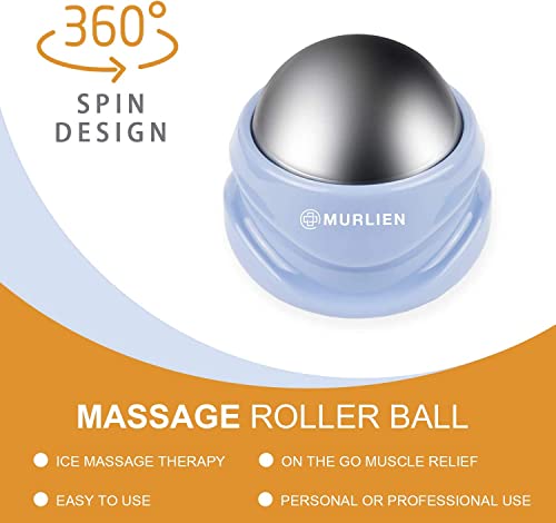 MURLIEN Ice Therapy Massage Roller Ball, Manual Massager for Trigger Point, Deep Tissue Massage, Alleviating Muscle Tensio...
