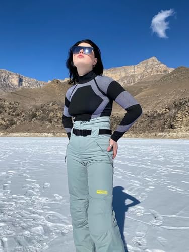 Inno Functional Wear Seamless Thermal Underwear for Women Pj Set Workout Ski Warm Base Layer Cold Weather Yoga Top Bottom