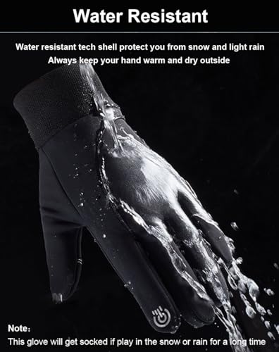 Winter Gloves Men & Women, Touch Screen Gloves Running Gloves Cycling Gloves Warm Gloves