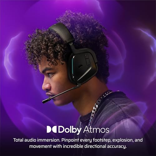 Corsair Void v2 Wireless Gaming Headset with Bluetooth for PC, PS5, PS4, Switch, Mobile – Dolby Atmos, 70 Hr Battery, Dual...