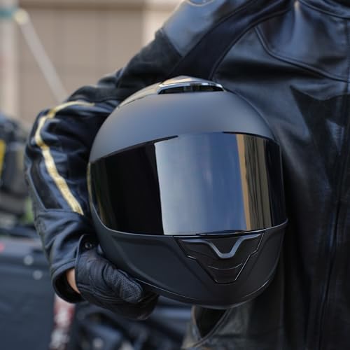 JQF Gear Motorcycle Helmets Full Face WS-611 Street Bike Motorbike Helmet for Adults Men Women DOT Approved