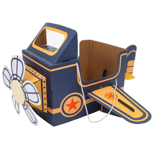 TOYANDONA Wearable Cardboard Airplane Toy Boy Outfit Dress Toddler Airplane Costume Cardboard Making Air Plane Interactive...