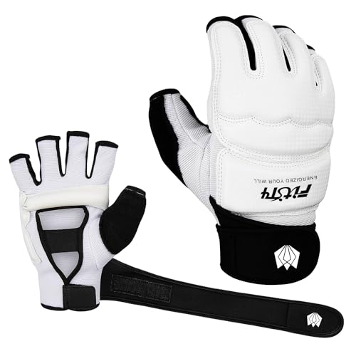 FitsT4 Sports Half Mitts MMA UFC Training Boxing Punch Bag Martial Arts Gloves