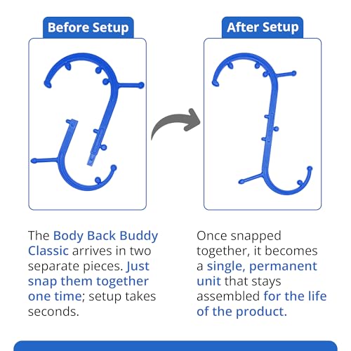 Body Back Buddy Classic USA Made Handheld Full Body Massage Cane Pressure & Trigger Point Massage Tool for Deep Tissue Pai...