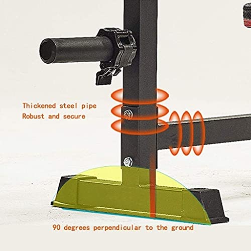 PUCNHZYNW Adjustable Weight Bench Weight Lifting Home Training Gym Bench Squat Rack Weight Table Multifunctional Bench Pre...