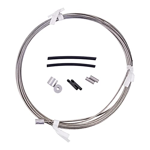 Bare Wire Replacement Jump Rope Speed Cable - 1/16" Stainless Steel Cable - 10ft Long USA Made Cord for Fastest Speed - Co...