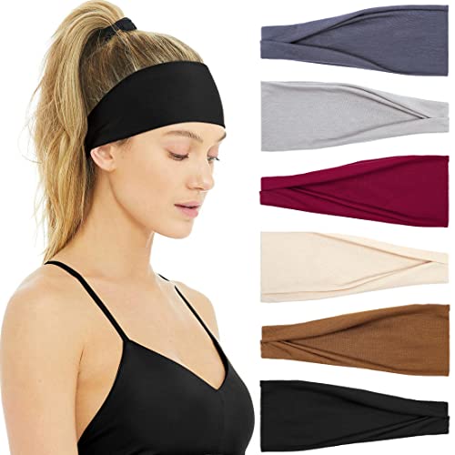 Huachi Women's Headbands Non Slip Headbands for Women's Hair Fashion Head Band Workout Yoga Sports Exercise Sweatbands Sum...