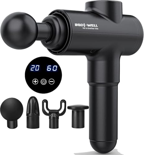 Massage Gun Deep Tissue - Back Muscle Massager w/High Torque Motor for Back Pain, Shoulder, Neck, Body, All Muscles Recove...