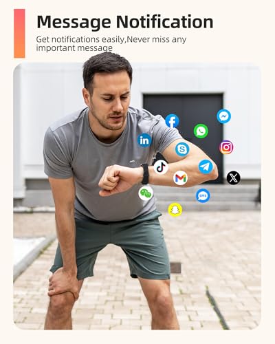 Parsonver 5ATM Waterproof Fitness Tracker, Swimming Smart Watch with Step Counter, Stopwatch, Pedometer, 24/7 Heart Rate/B...