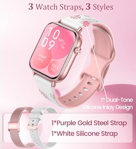 1.83'' Smart Watch for Women with Bluetooth Call (Answer/Dial), Activity Fitness Tracker with 100+ Sport Modes Heart Rate/...