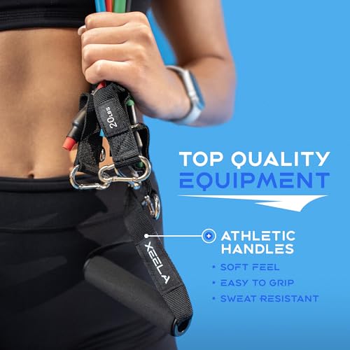 Xeela Full Body At Home Workout Equipment with 3-Month Digital Guide Included, Quality Portable Fitness Equipment with Jum...