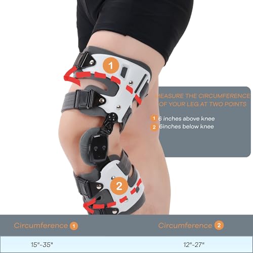 Tairibousy OA Unloader Knee Brace, OA Knee Brace Medial or Lateral Osteoarthritis Unloader Knee Support for Arthritis Pain...