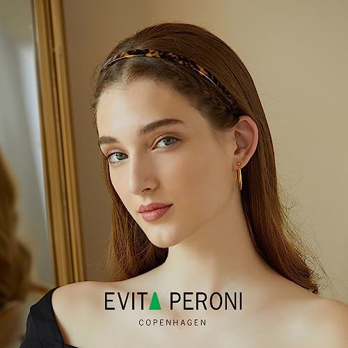 EVITA PERONI Hair Band for Eyewear, No Pressure, Non Slip Fashion Thin Headbands for Women - Tortoise - Hairband for Wome...
