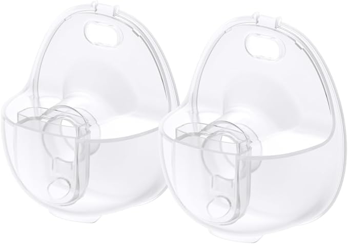 eufy Original Milk Container (2-Pack) for Wearable Breast Pump E20/S1/S1 Pro, BPA-Free Reusable Breast Pump Container Coll...