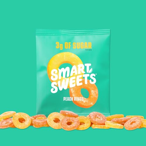 Smart Sweets, Peach Rings, 1.8 Ounce