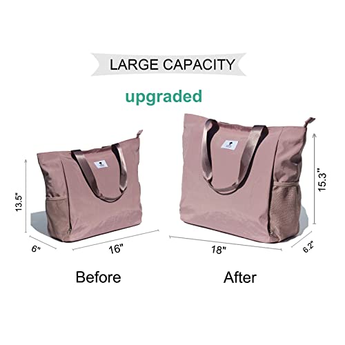 ESVAN Yoga Mat Bag Yoga Tote Carrier Shoulder Bag Carryall Tote for Office,Yoga,Pilates,Travel,Beach and Gym