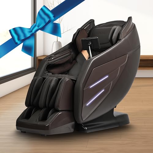 Osaki OS-3D Champ II | Brown Full Body Massage Chair | 3D SL-Track Massage | Zero Gravity | Lumbar Heating | Touchscreen C...