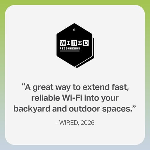 TP-Link Deco 7 Outdoor BE25 BE5000 Dual-Band Wi-Fi 7 Outdoor Mesh WiFi Extender Unit | Up to 2,800 sq.ft | 2*2.5G PoE+ Por...