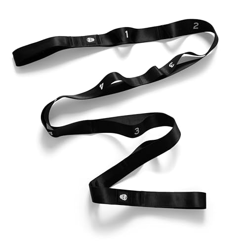 Gymreapers Stretching Strap with Loops – Yoga Straps for Stretching – Physical Therapy Equipment & Leg Exercise Stretch Ba...
