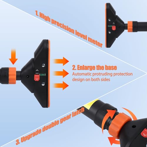 Pull Up Bar for Doorway, Strength Training Chin Up Bar with Level Meter and Adjustable Width for Home Gym,No Screws Requir...