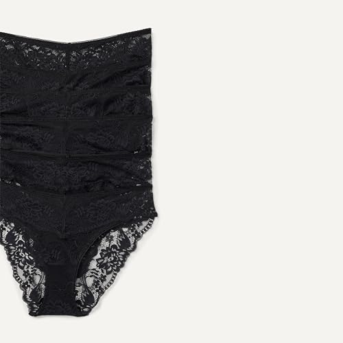 Amazon Essentials Womens Stretch Galloon Lace Bikini Panty