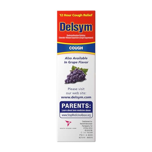 Delsym 12 Hour Cough 5 oz. and Nighttime Fast Relief 6oz, Combo Pack