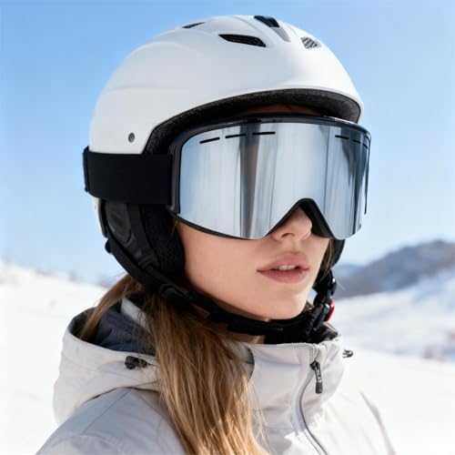 MXJ Gear Ski Goggles Over Glasses,YH359 Snowboard Goggles,Anti-Fog UV400 Protection Snow Goggles for Adult