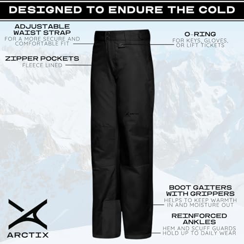 Arctix Kids Snow Pants with Reinforced Knees and Seat