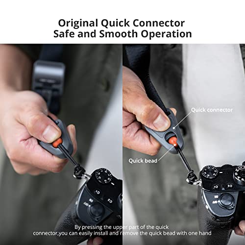 PGYTECH 1.8" Wide Camera Shoulder Strap with Quick Release Plate Wide Camera Neck Straps Long for Photographers Adjustable...