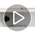 Mavivegue Closet Rod, 17 to 84 Inch Adjustable Closet Rods for Hanging Clothes, Heavy Duty Tension Rod, Black Curtain Rod,...