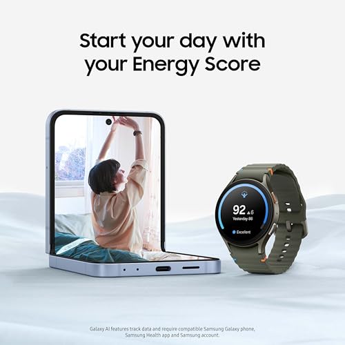 Samsung Galaxy Watch 7 44mm Bluetooth AI Smartwatch w/Energy Score, Wellness Tips, Heart Rate Tracking, Sleep Monitor, Fit...