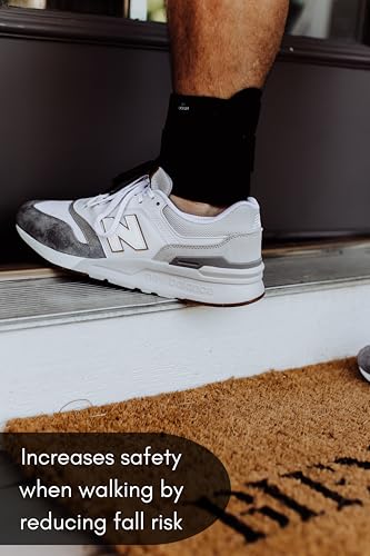 Dosh AFO Foot Drop Brace - Drop Foot Brace for Walking - AFO - Unisex (Black)
