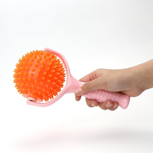 2PCS Handheld Spiky Massage Balls Rollers Compact and Portable Muscle Relaxation Tools with Handle-Deep Tissue for Pain Pr...