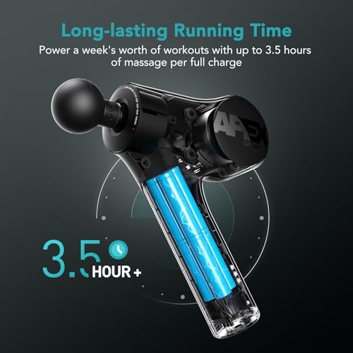 opove Apex Massage Gun Deep Tissue 14.5mm Percussion Fascia Muscle Massager for Athletes Workout Pain Relief Recovery Rela...