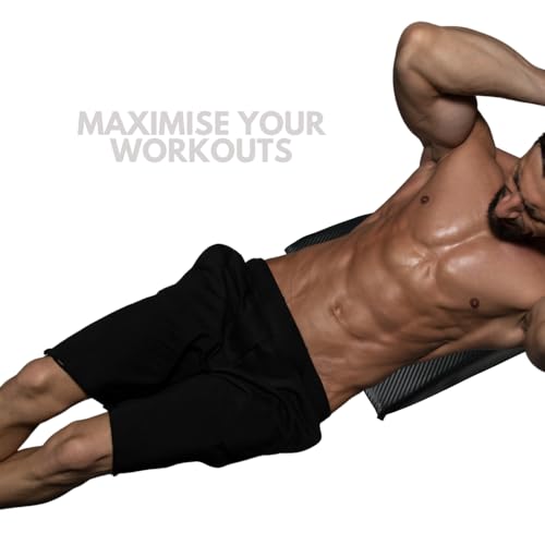 Mission Athletics Ab Mat, Crunch Mat, Abdominal Core Trainer, Ab Mats for Sit Up, Home Gym Equipment, Workout Equipment, W...
