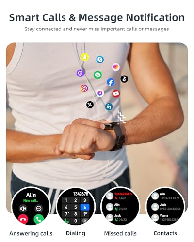 Parsonver Fitness Tracker with Step Counter/Calories/Stopwatch, Health Activity Tracker with Heart Rate Sleep Monitor, IP6...