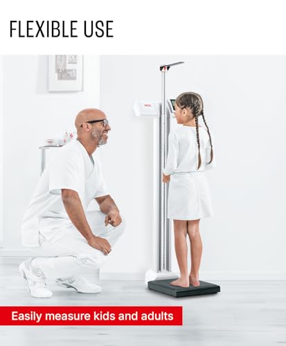 Seca 777 Medical Scale – Professional Physician Scale - Accurate Weight with Consistent Results and BMI - Eye Level Height...